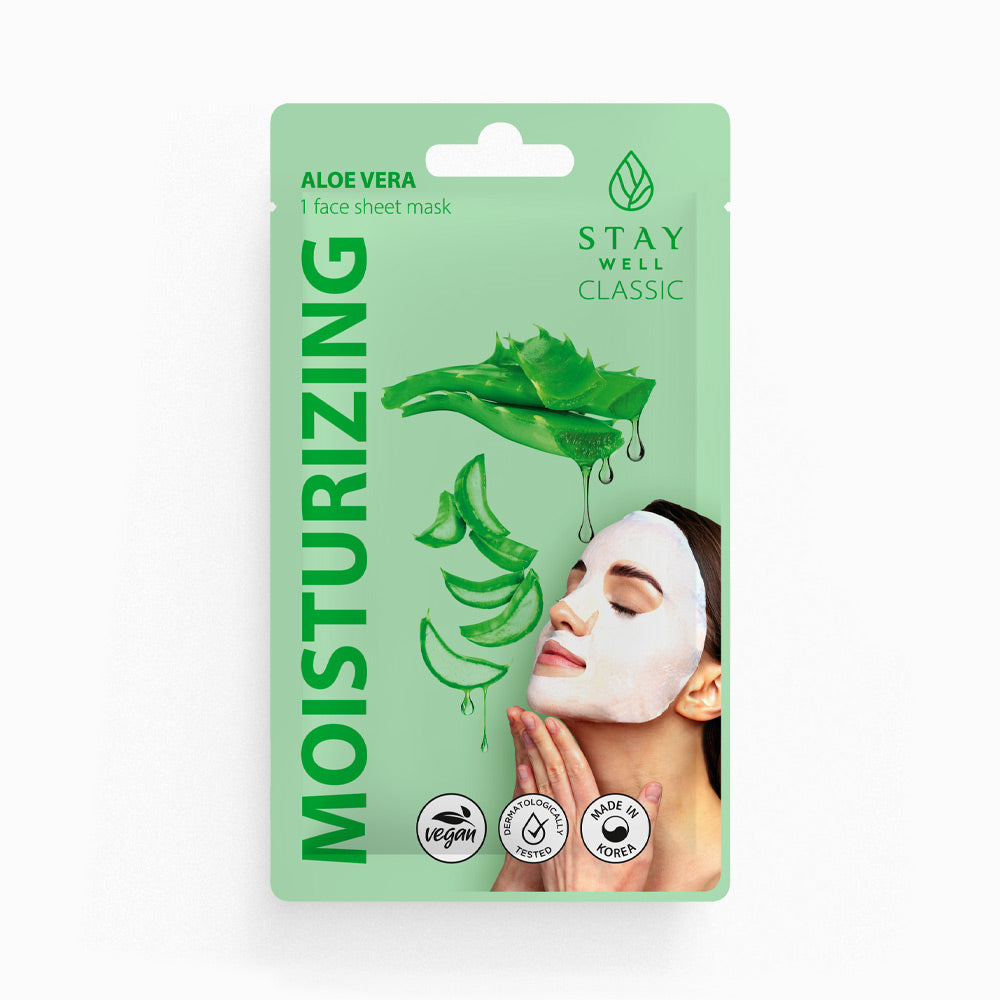 Masque coréen hydratant en tissu - Aloe Vera