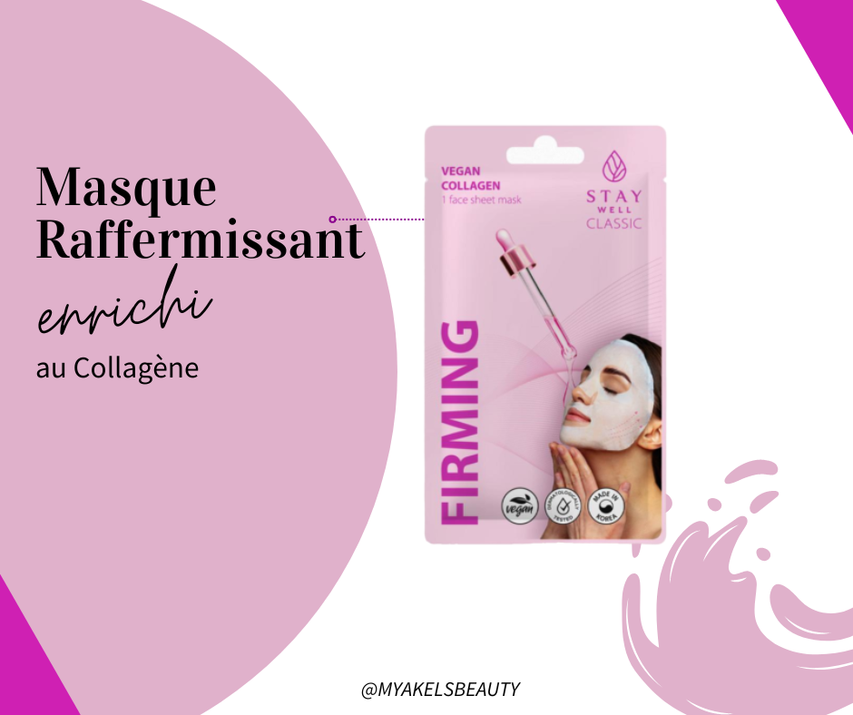 Masque naturel Raffermissant en tissu - Collagène